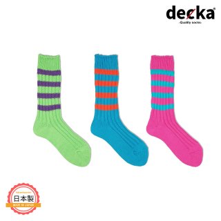 Heavyweight Socks-Stripes-Crazy Color