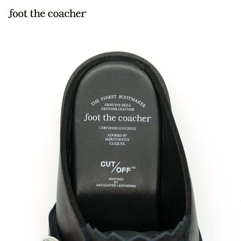 foot the coacher フットザコーチャー CUT-OFF RING MOCCASIN