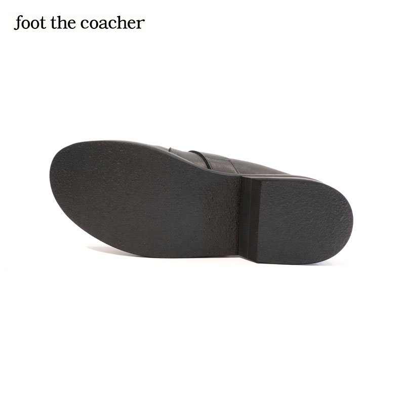 foot the coacher フットザコーチャー CUT-OFF RING MOCCASIN