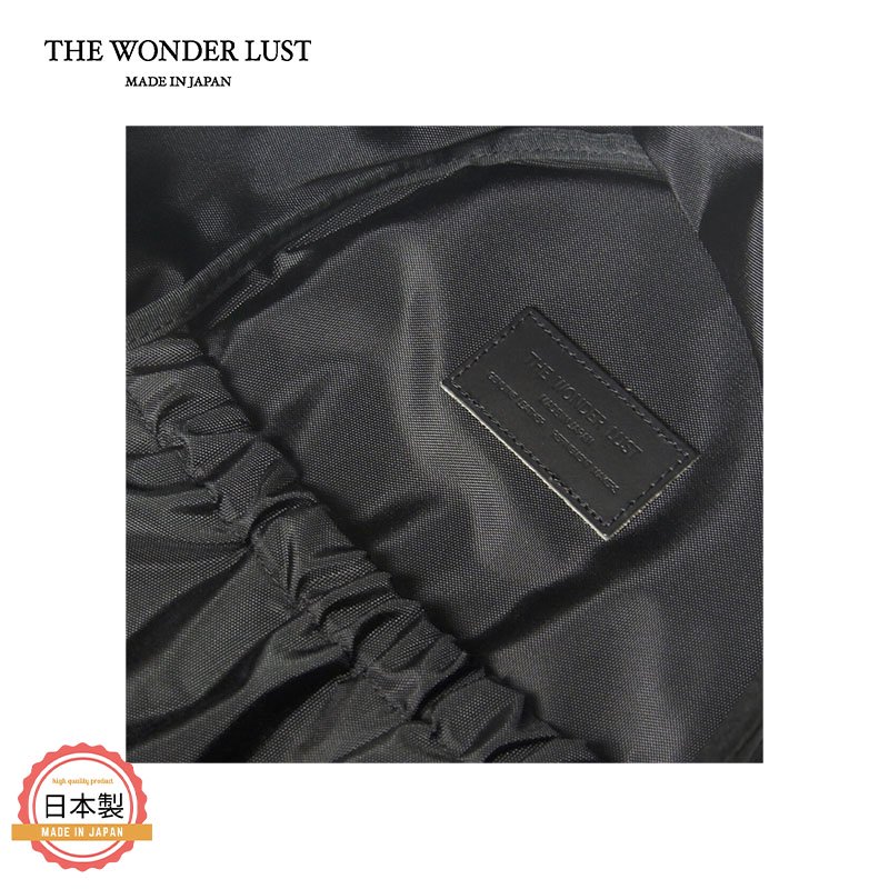 THE WONDER LUST ザワンダーラスト BACK PACK-BLACK