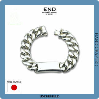 END CUSTOM JEWELLERS ɥॸ奨顼 CURVE LOOSEN ID BRACELET L ENDB097