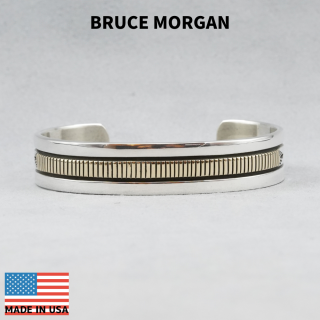 BRUCE MORGAN ブルースモーガン 1/2inch 14K STAMP BANGLE-LINE