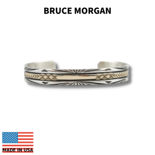 BRUCE MORGAN ブルースモーガン 3/8inch 14K STAMP BANGLE-SUN BURST BLANK