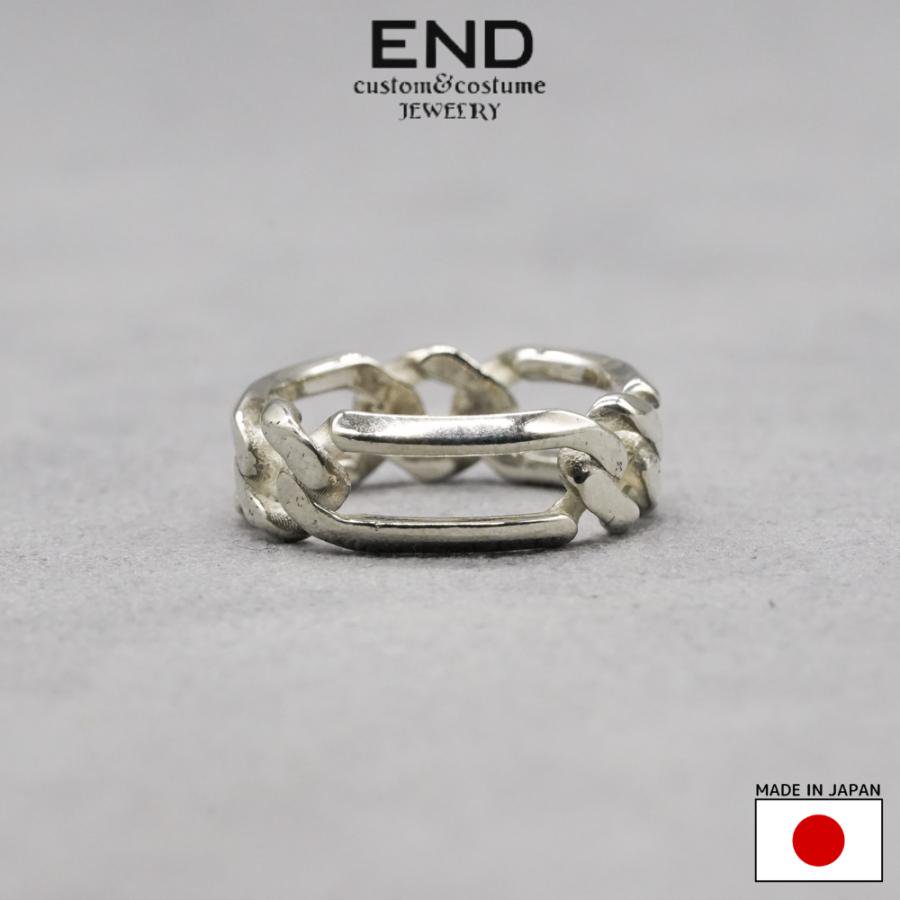 END CUSTOM JEWELLERS エンドカスタムジュエラーズ CURVE CUT FIGARO RING ENDR102