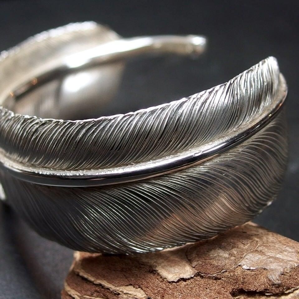 FEATHER BANGLE LARGE | ケイムワン - UNDERFIELD アンダーフィールド