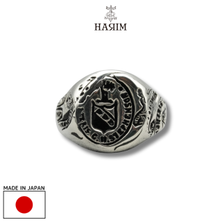 HARIM ハリム emblem college ring<img class='new_mark_img2' src='https://img.shop-pro.jp/img/new/icons1.gif' style='border:none;display:inline;margin:0px;padding:0px;width:auto;' />