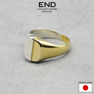 DUAL NATURED SIGNET RING<img class='new_mark_img2' src='https://img.shop-pro.jp/img/new/icons1.gif' style='border:none;display:inline;margin:0px;padding:0px;width:auto;' />