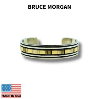 BRUCE MORGAN ブルースモーガン 1/2inch 14K STAMP BANGLE-SKIP LINE