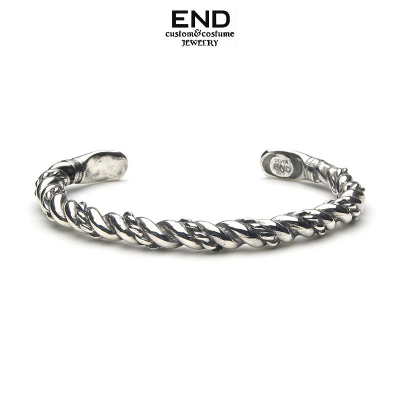 END CUSTOM JEWELLERS エンドカスタムジュエラーズ W TWISTED BANGLE