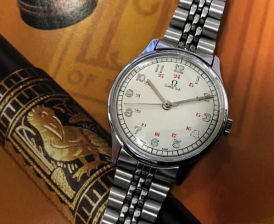 【最終値下げ】オメガ　アンティーク　シースルー　レア　自動巻き腕時計 メンズ 最終値下げ】オメガアンティークシースルーレア自動巻き腕時計