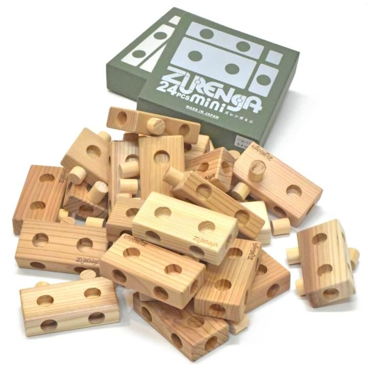 おもちゃ　ズレンガ ミニ ズレンガmini 24pcs 【グッド・トイ2024】 [カタログ掲載] - 木