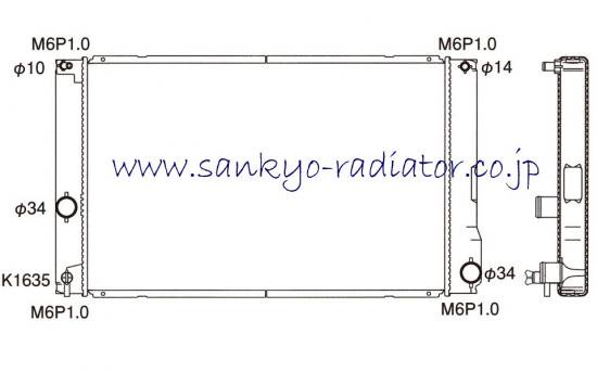 LEXUS HS250h RADIATOR - SANKYO RADIATOR WEB SHOP