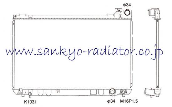 CROWN　JZS171 RADIATOR A/T - SANKYO RADIATOR　WEB SHOP