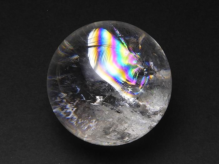 右水晶レインボー水晶玉48mm Crysterra 右水晶レインボー水晶玉48mm Crysterra