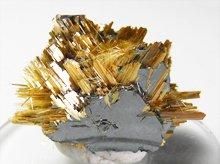 太陽タイチン ゴールドルチル・ヘマタイト結晶｜Crysterra