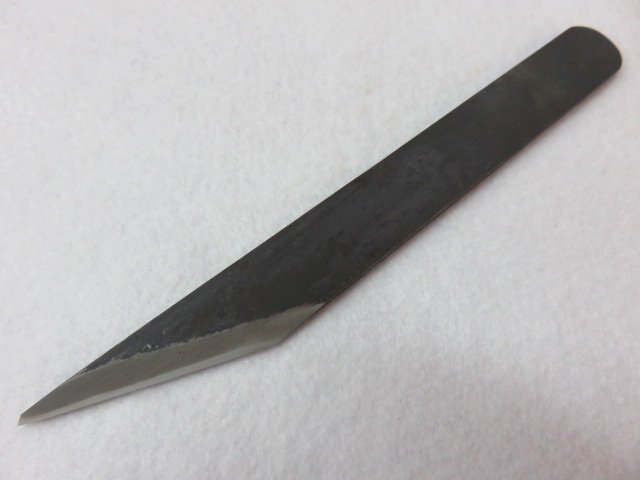 梅心子圀光作 両刃切出小刀 7分（21mm） - オンラインショップ 