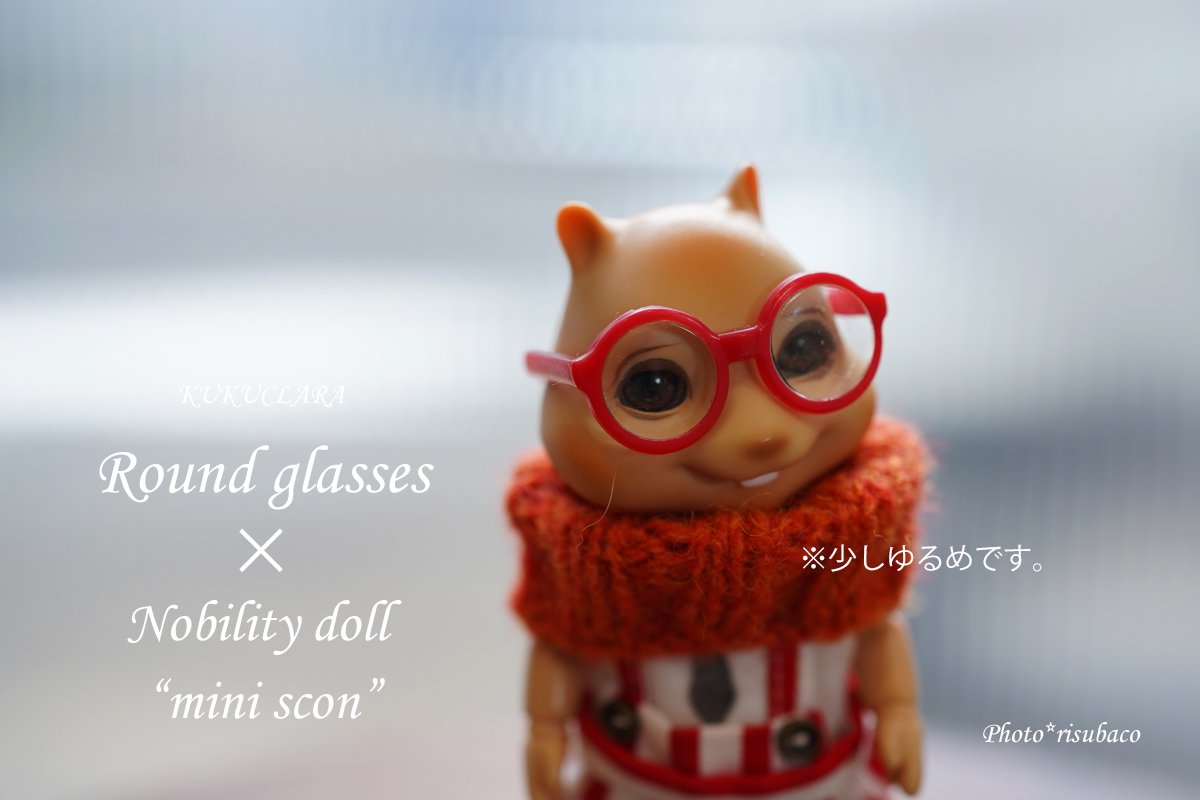 【即納品】Round glasses - risubaco webshop