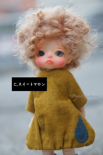 【即納品】Colors 羊毛ウィッグ3.5inch（MiRoサイズ） - risubaco webshop