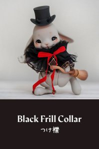 完売★【即納品】 Black Frill Collar