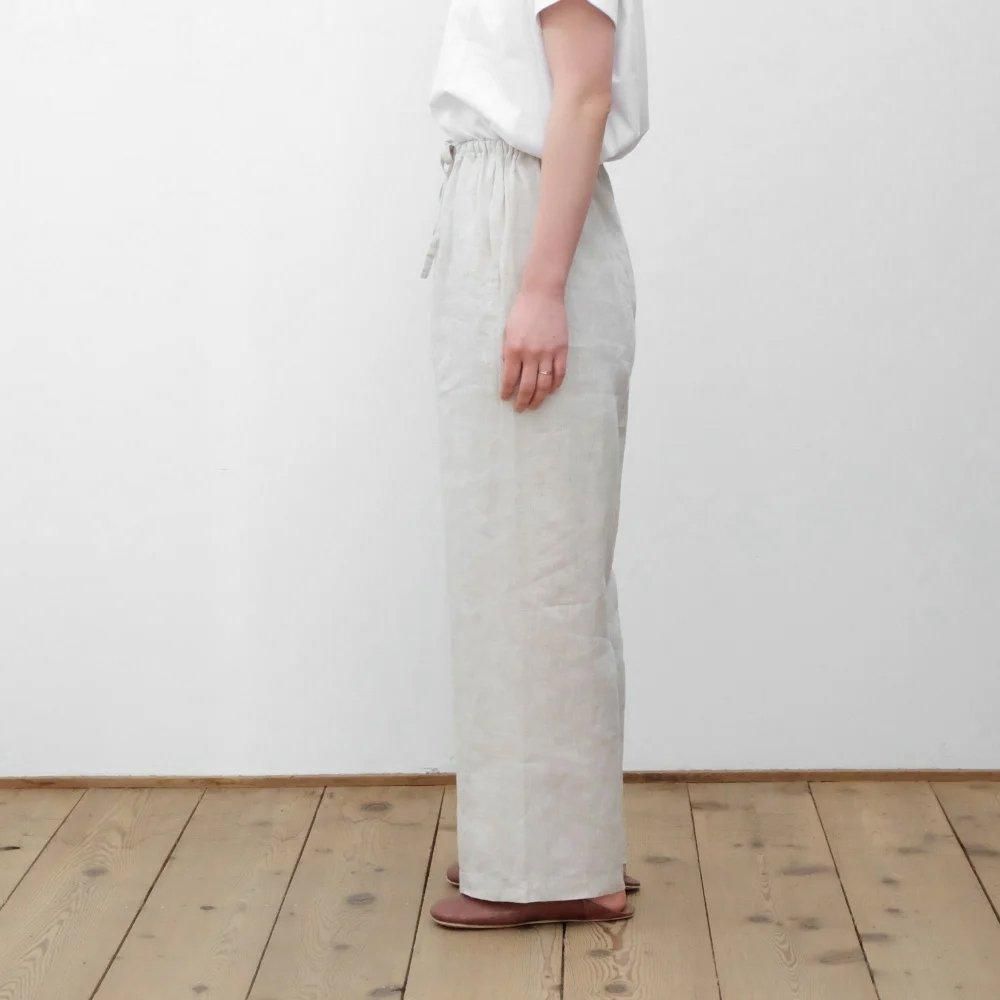 23SS ルクツル　リネンペチパンツ　ナチュラル Amazon | [TOKYOBASIC] ペチパンツ ロング インナーパンツ 白 夏