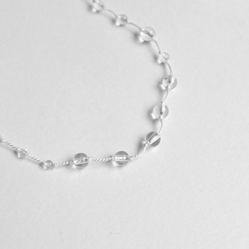 mikia / AIYANA ice crystal long necklace