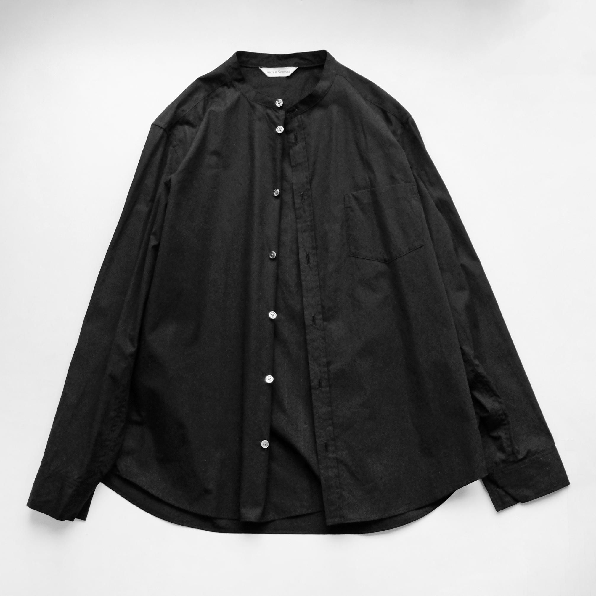 20SS】 ARTS&SCIENCE 【No collar standard shirt】 ノーカラー シャツ