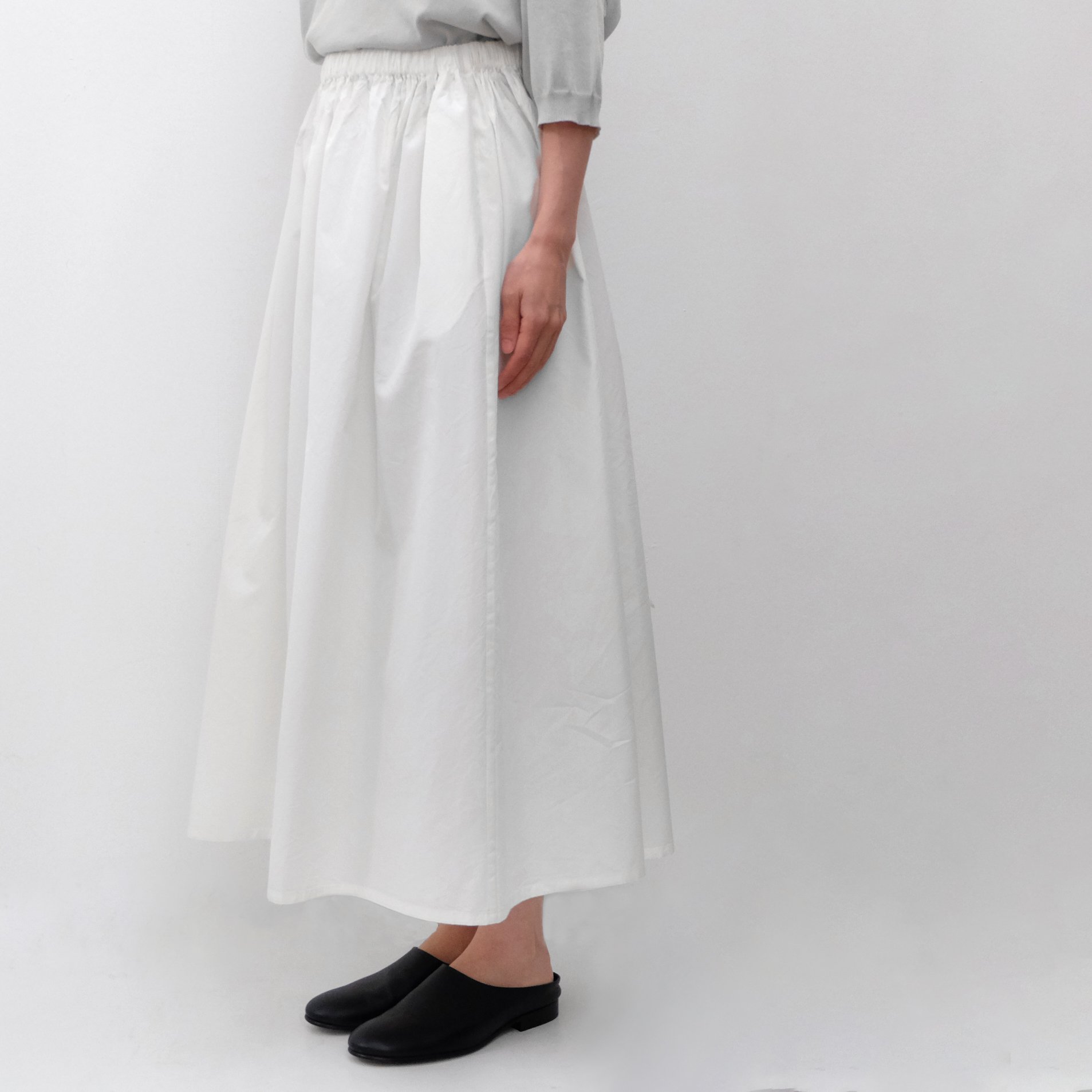 【ito fukuoka】gather skirt 《gray》作家さん