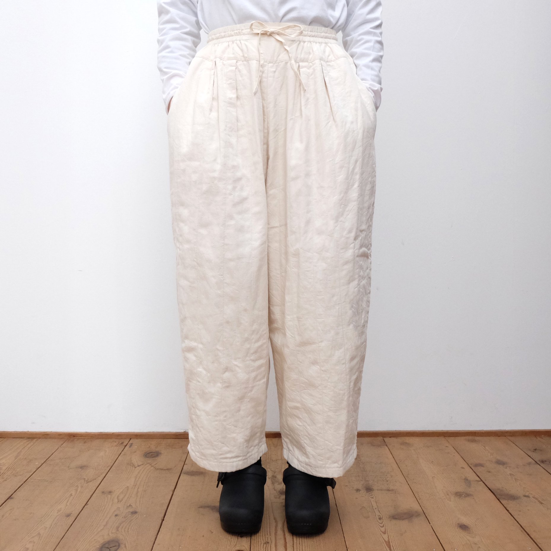 Khadi&Co. / STAR Quilted Canvas Cotton Pants - くるみの木