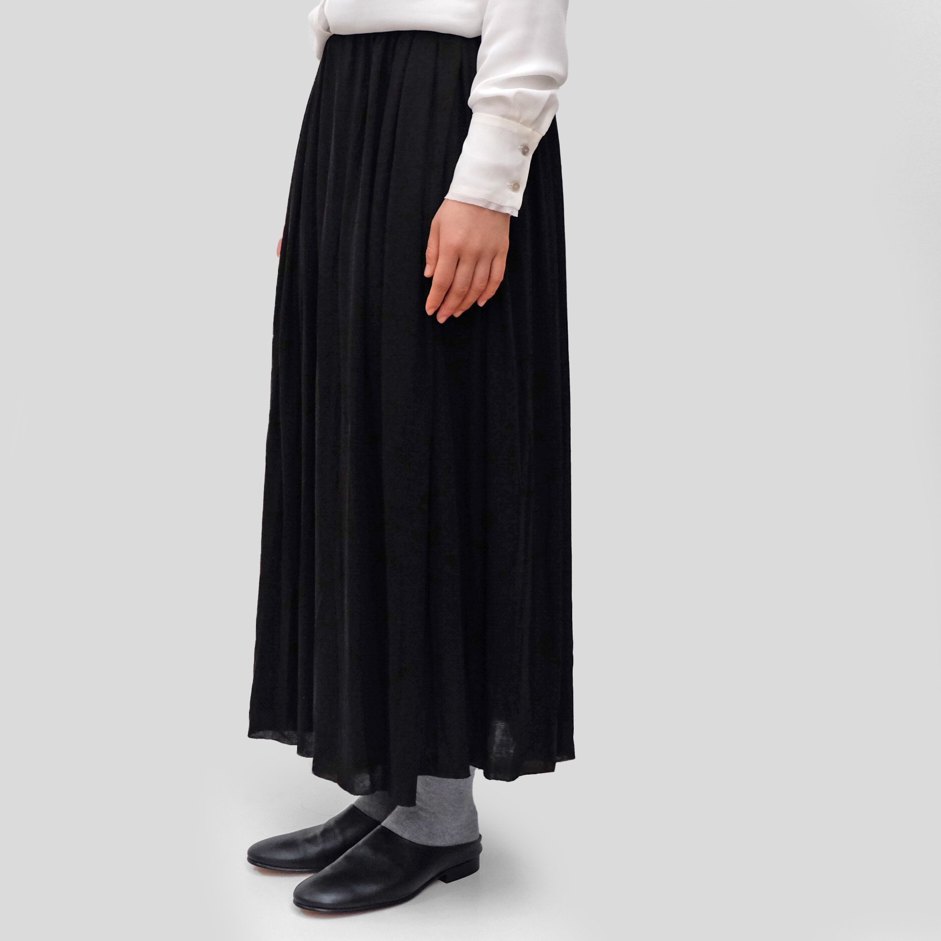 humoresque long gather skirt - ロングスカート