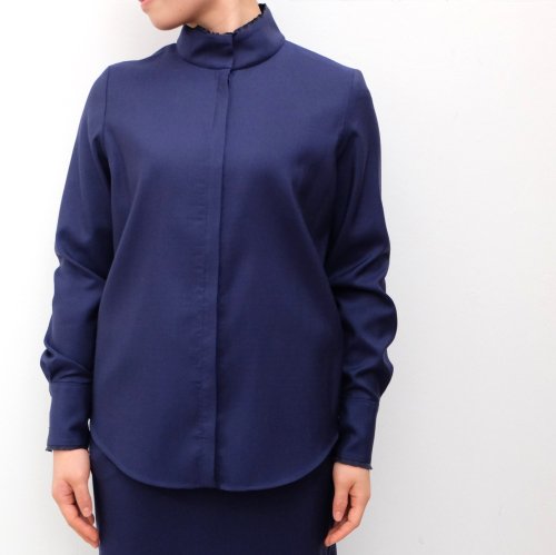 humoresque / high frill shirt 【KA2201c】 - くるみの木