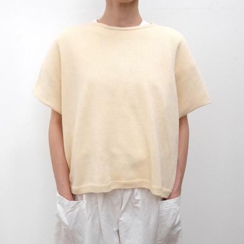 Atelier d'antan / Lint Cotton Knit French SleeveA232231TK627