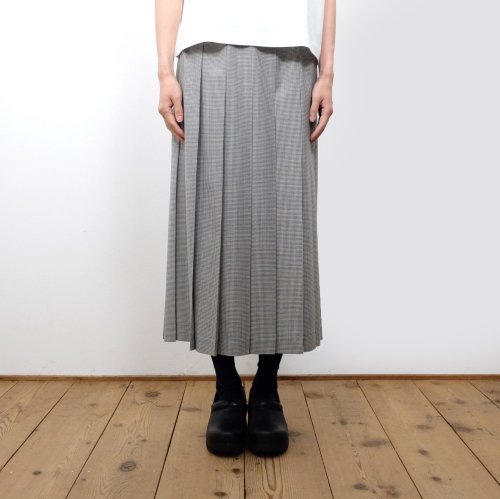 Charpentier de Vaisseau / Brisa Wool Pleated Skirt Long【C003221PS535】