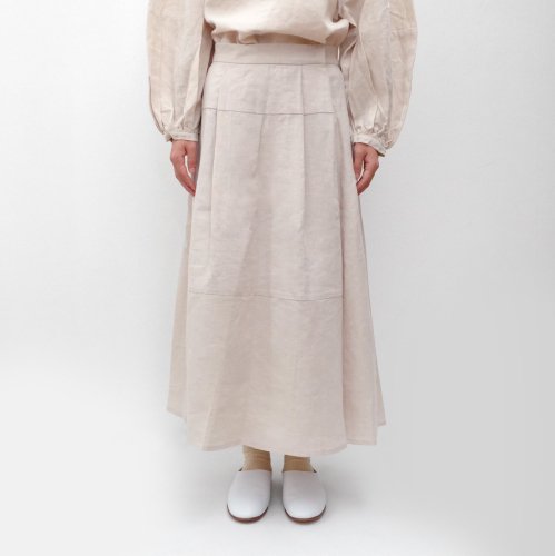 COSMIC WONDER / Light linen wool famer's skirt18CW16057