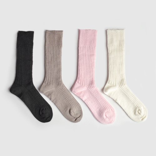 eleven2nd / Lace Rib Socks e2A-0038