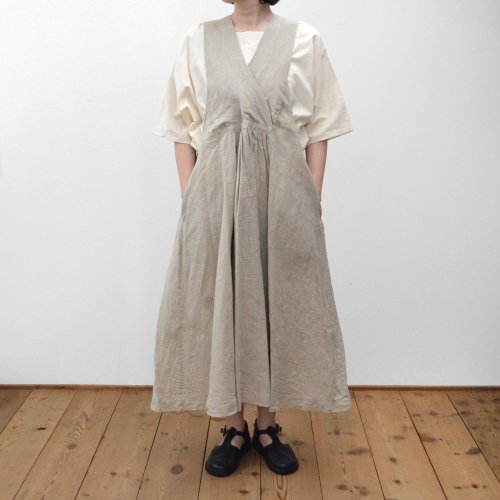 Atelier d'antan / Ribot Linen Dress【A232241TD666】