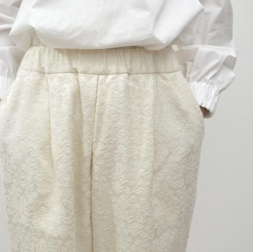 COSMIC WONDER / Arabesque silk wool fork pants20CW12035