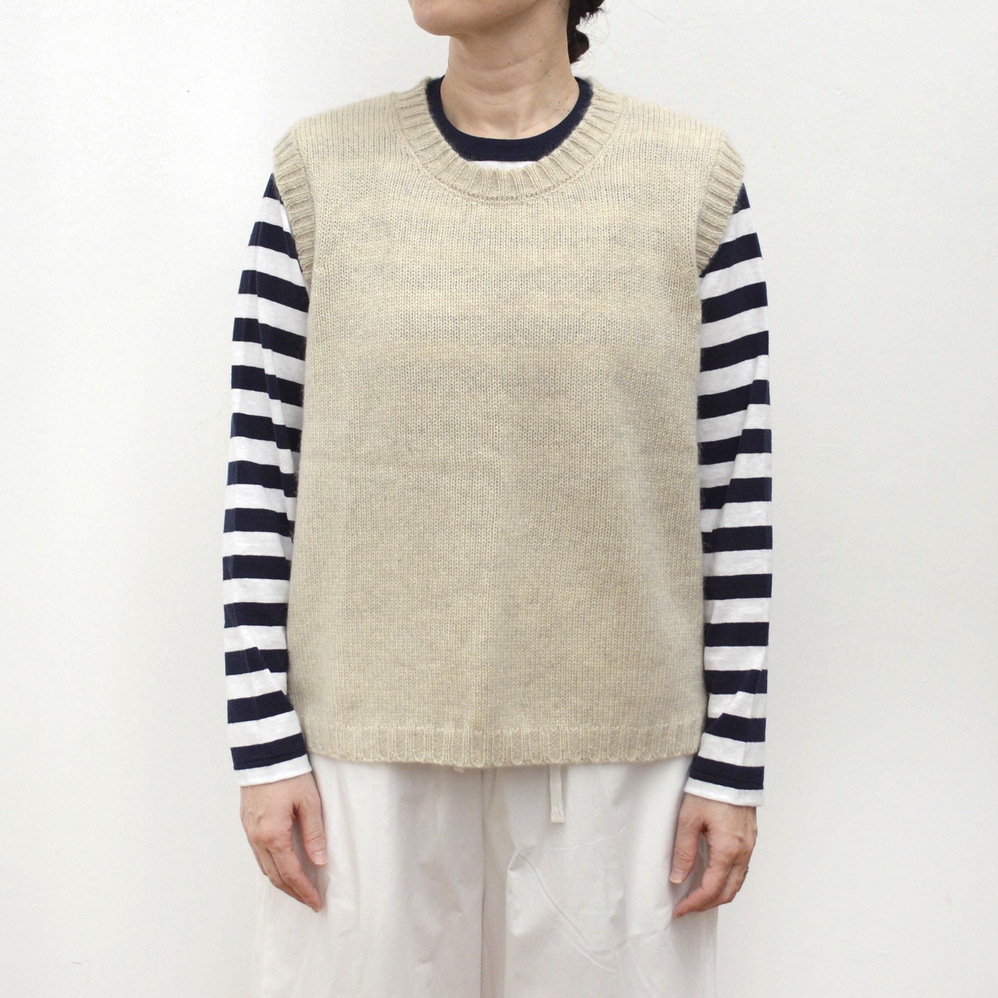 eleven. 2nd リネンシルク　slip over eleven 2nd / イレブンセカンド Silk Plating Linen Slipover