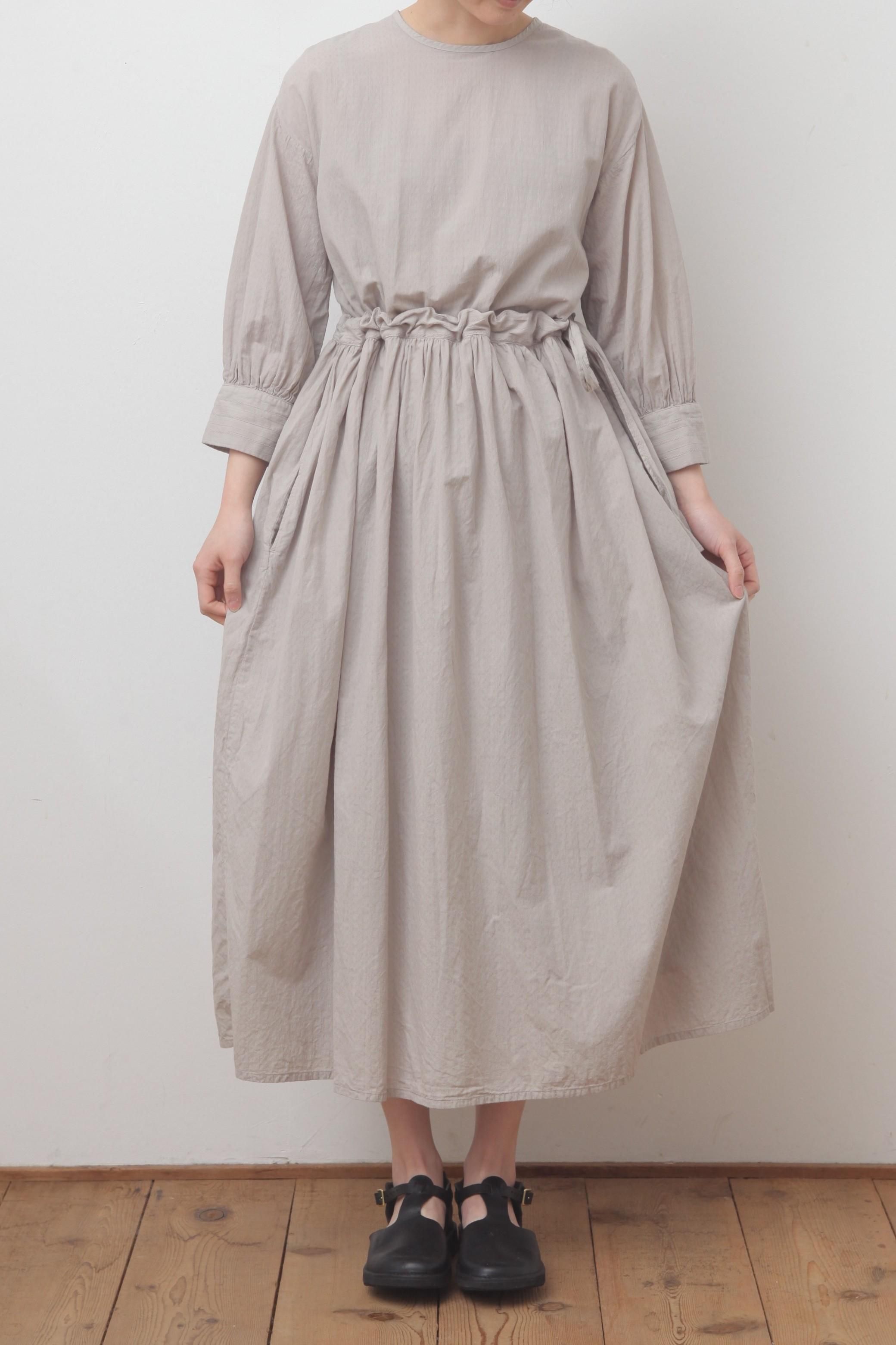 COSMIC WONDER / European stripe combination farmer dress