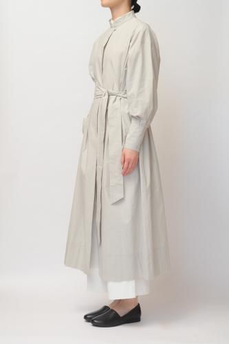 Ư Doi / Coat dress Stand Coller typewriter cotton