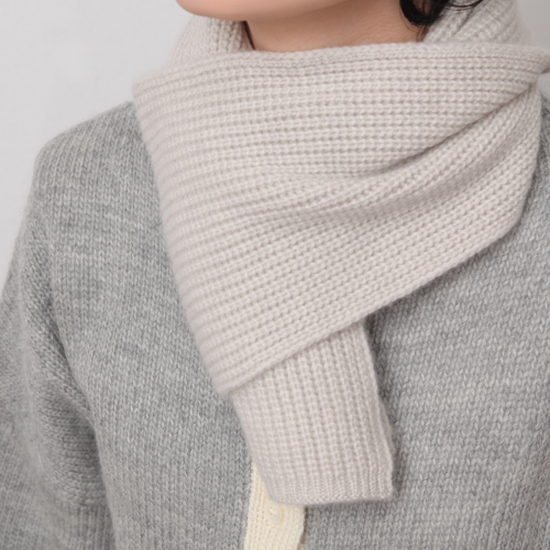 eleven2nd / Ribbed Mini Stole 【e2W-1113】
