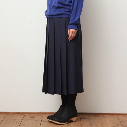 Charpentier de Vaisseau /Brisa Wool Pleated Skirt 【C003252PS784】