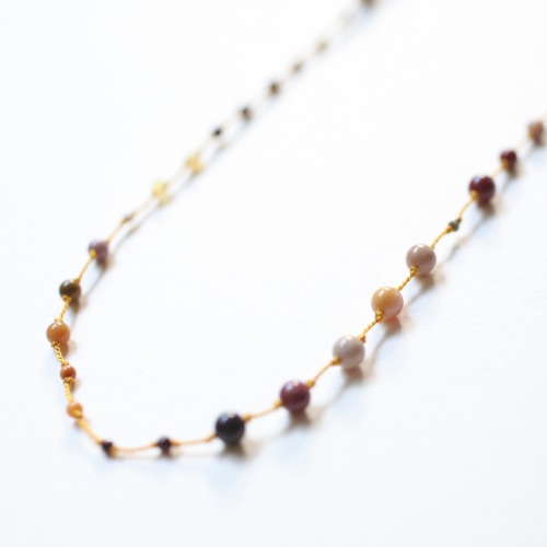 mikia / AIYANA long necklace mookaite