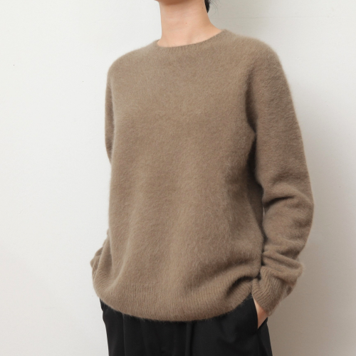 ANSPINNEN / Bluefox Wool Crew neck Sweater 【ANS-WK0112】
