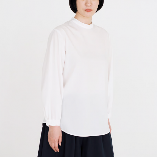 fruits of life / スタンドカラーブラウス【25SS247】