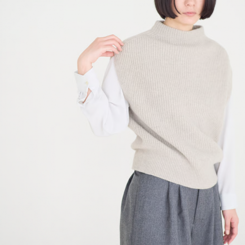 fruits of life / ホールガーメントリブベスト【24AW219】