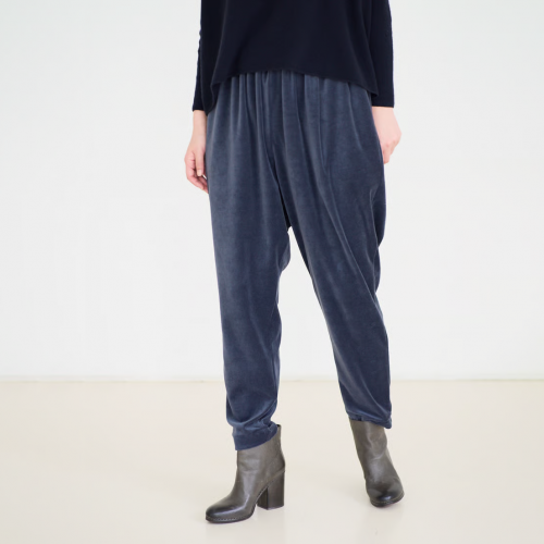 fruits of life / ベロアテーパードパンツ【24AW223】