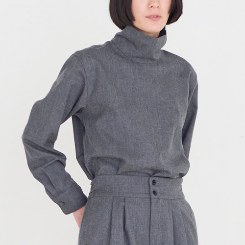 fruits of life / ウールハイネックシャツ【24AW227】