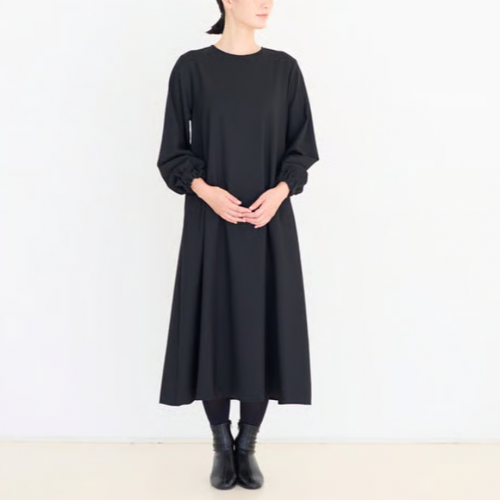 fruits of life / ウールパフワンピース【24AW225】 ※受注制