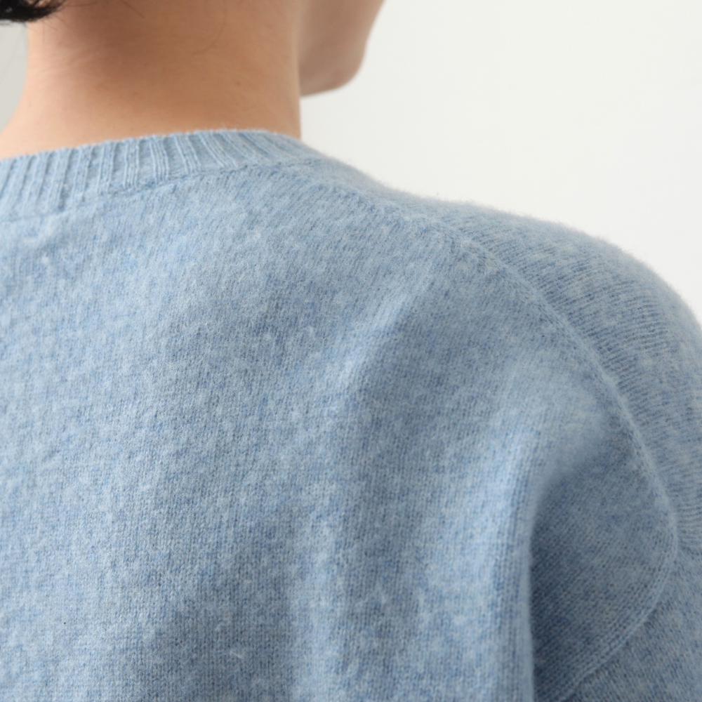 ANSPINNEN / Super Fine Lambswool ブラッシュドセーター【ANS-UK0057