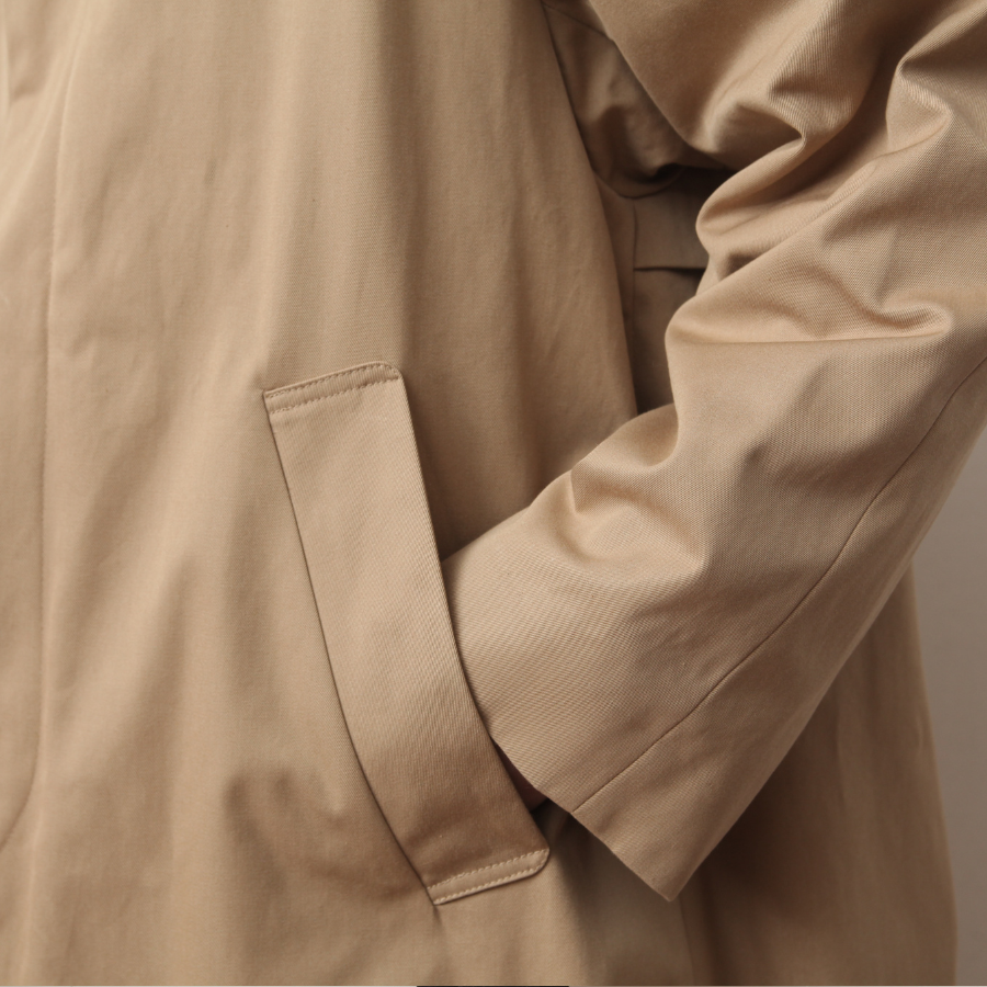 YAECA / Wステンカラーコートロング【No.12052502】 - くるみの木